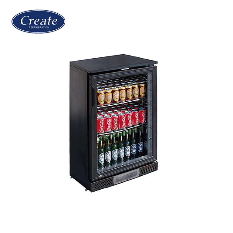 1 Door Back Bar Cooler Display Drinks Fridge Refrigeration Equipment