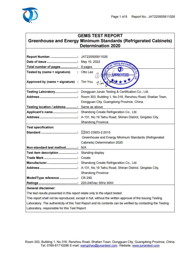 Create Refrigeration